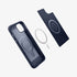 ACS04844 - iPhone 14 Pro Max Case Mag Armor (MagFit) in matte black showing the back